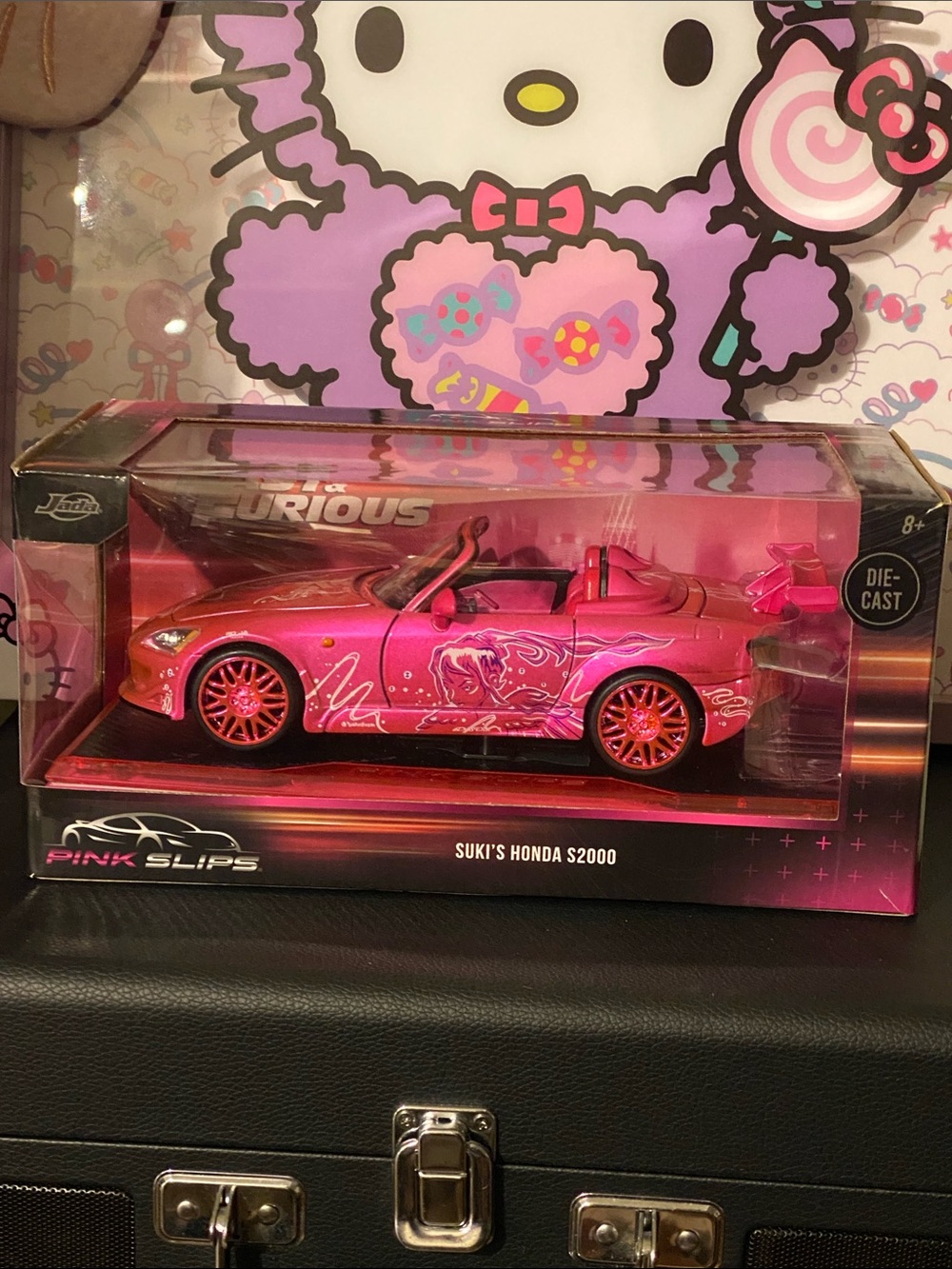 NIB Suki's Honda S2000 Die-Cast Car - Pink 🩷🖤